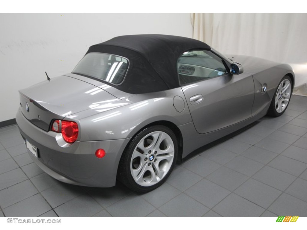 2003 Z4 3.0i Roadster - Sterling Grey Metallic / Black photo #12