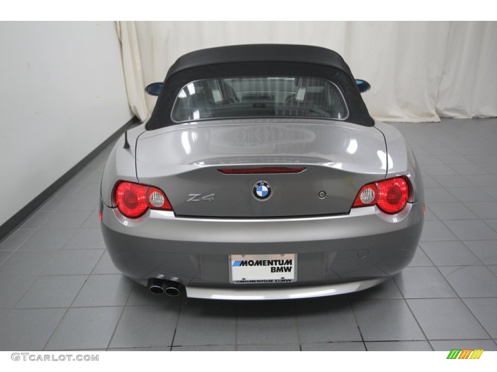 2003 Z4 3.0i Roadster - Sterling Grey Metallic / Black photo #13