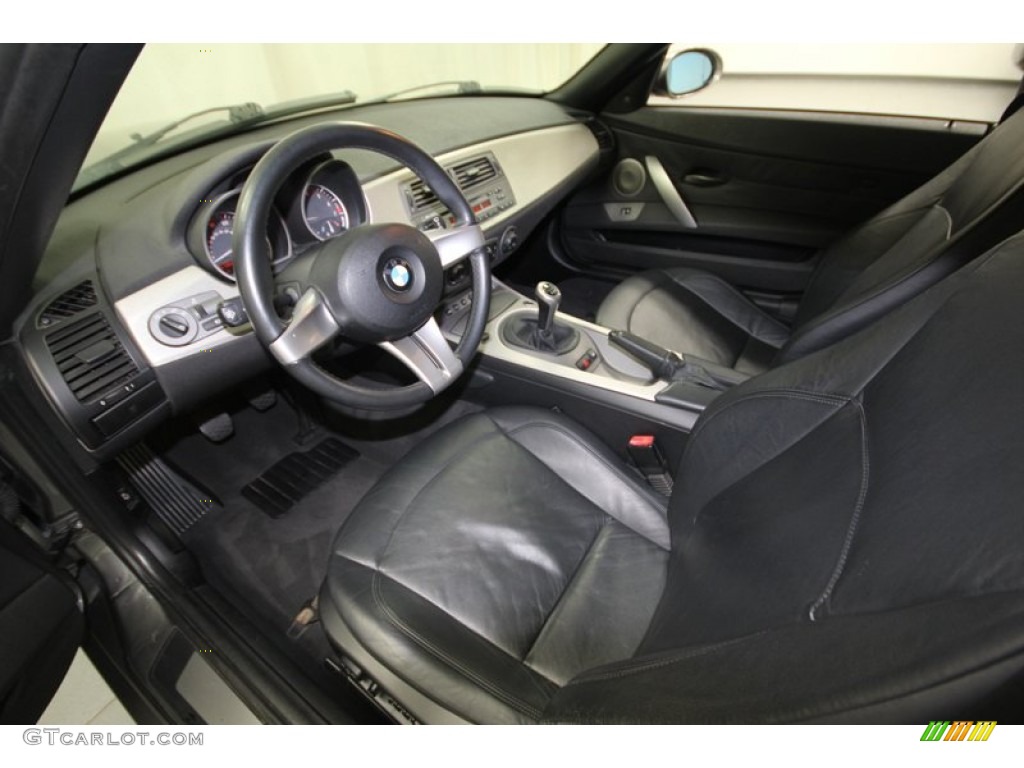 2003 Z4 3.0i Roadster - Sterling Grey Metallic / Black photo #14