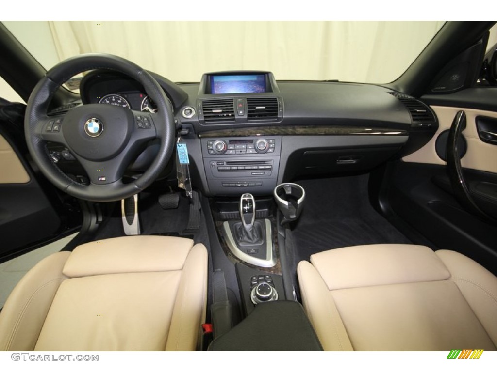 2012 1 Series 135i Convertible - Jet Black / Savanna Beige photo #4