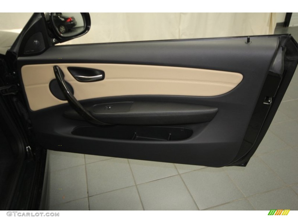 2012 1 Series 135i Convertible - Jet Black / Savanna Beige photo #36