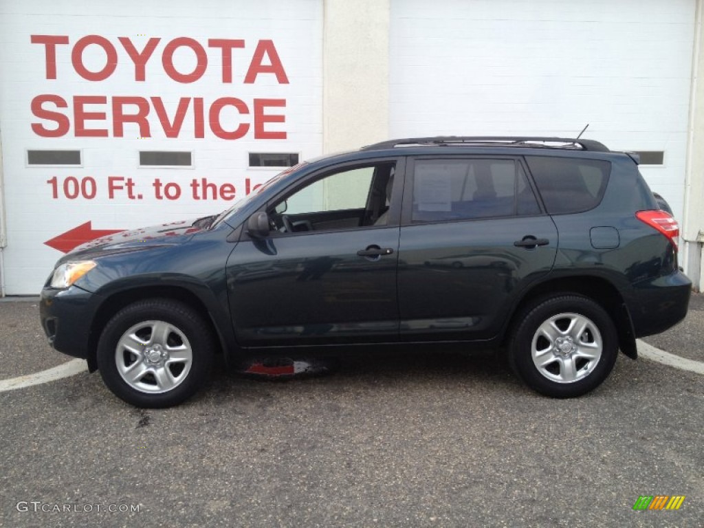 2010 RAV4 I4 4WD - Black Forest Pearl / Ash Gray photo #6