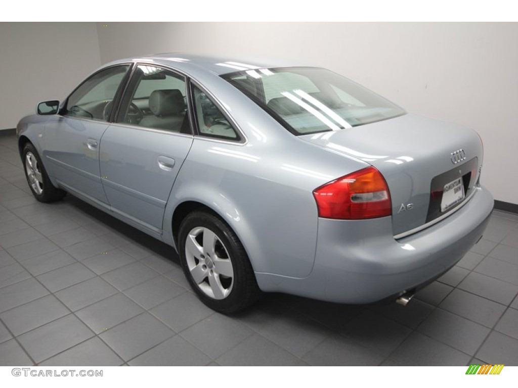 2002 A6 2.7T quattro Sedan - Crystal Blue Metallic / Platinum photo #5