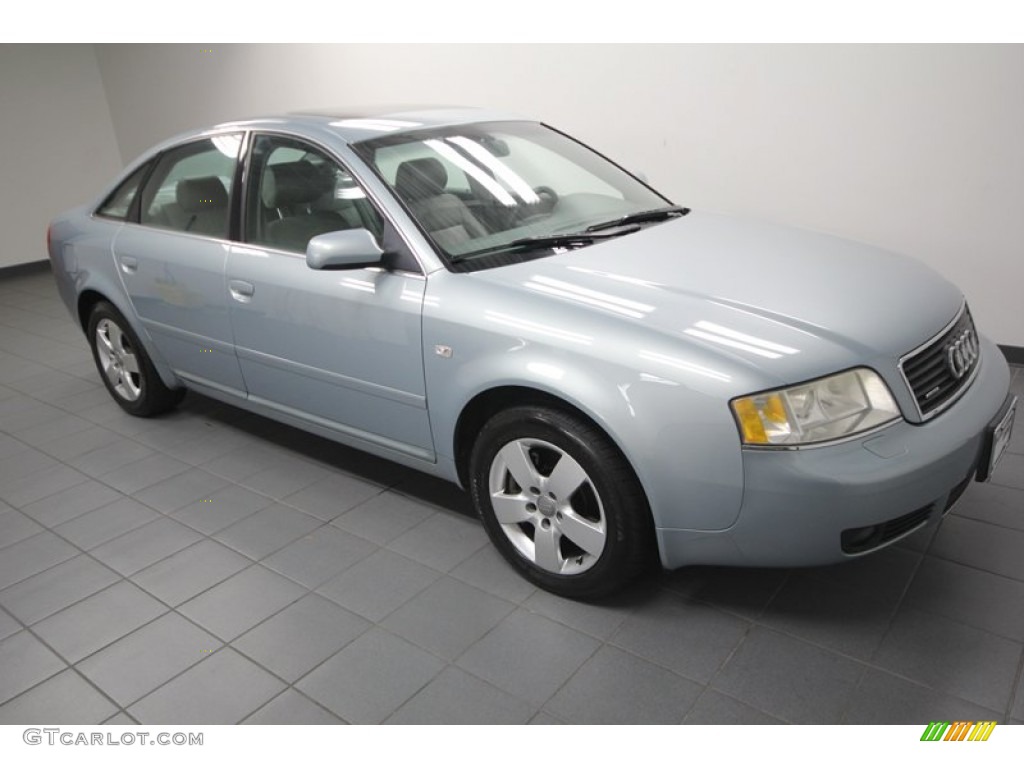 2002 A6 2.7T quattro Sedan - Crystal Blue Metallic / Platinum photo #8