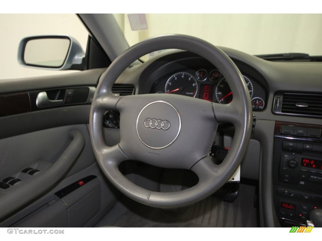 2002 A6 2.7T quattro Sedan - Crystal Blue Metallic / Platinum photo #27