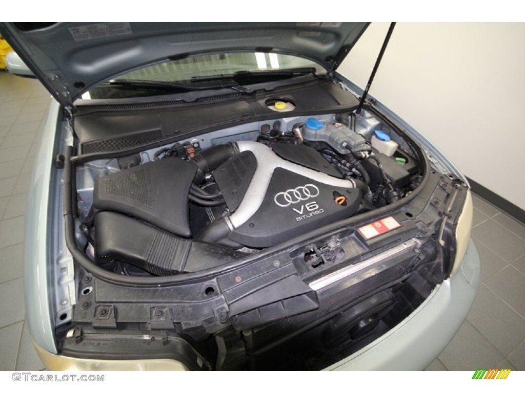 2002 A6 2.7T quattro Sedan - Crystal Blue Metallic / Platinum photo #39