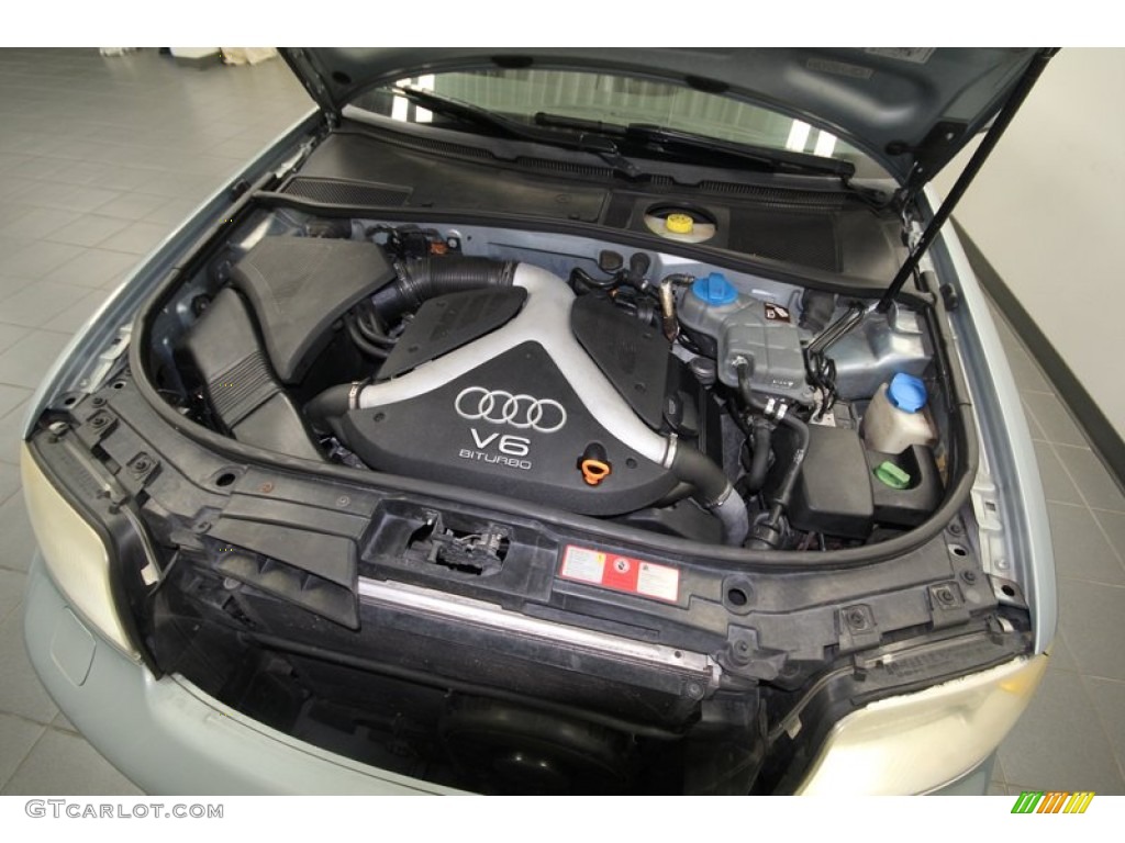 2002 A6 2.7T quattro Sedan - Crystal Blue Metallic / Platinum photo #40