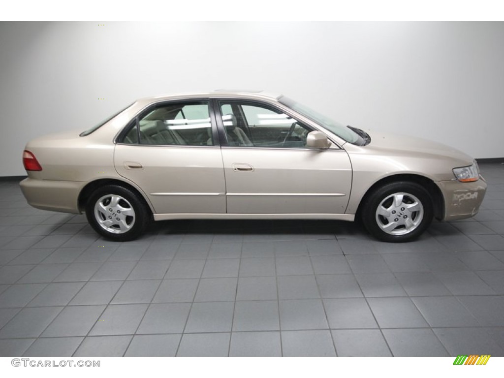 2000 Accord EX-L Sedan - Naples Gold Metallic / Ivory photo #7