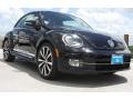 2012 Deep Black Pearl Metallic Volkswagen Beetle Turbo  photo #1