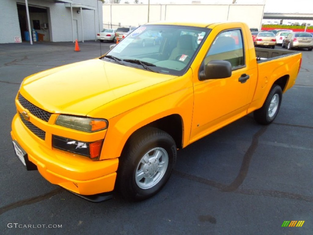 Yellow 2006 Chevrolet Colorado LS Regular Cab Exterior Photo #74654373