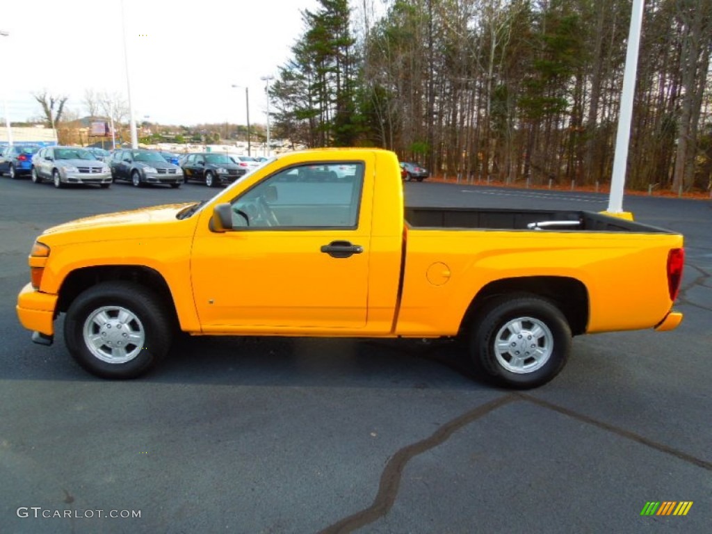 Yellow 2006 Chevrolet Colorado LS Regular Cab Exterior Photo #74654394