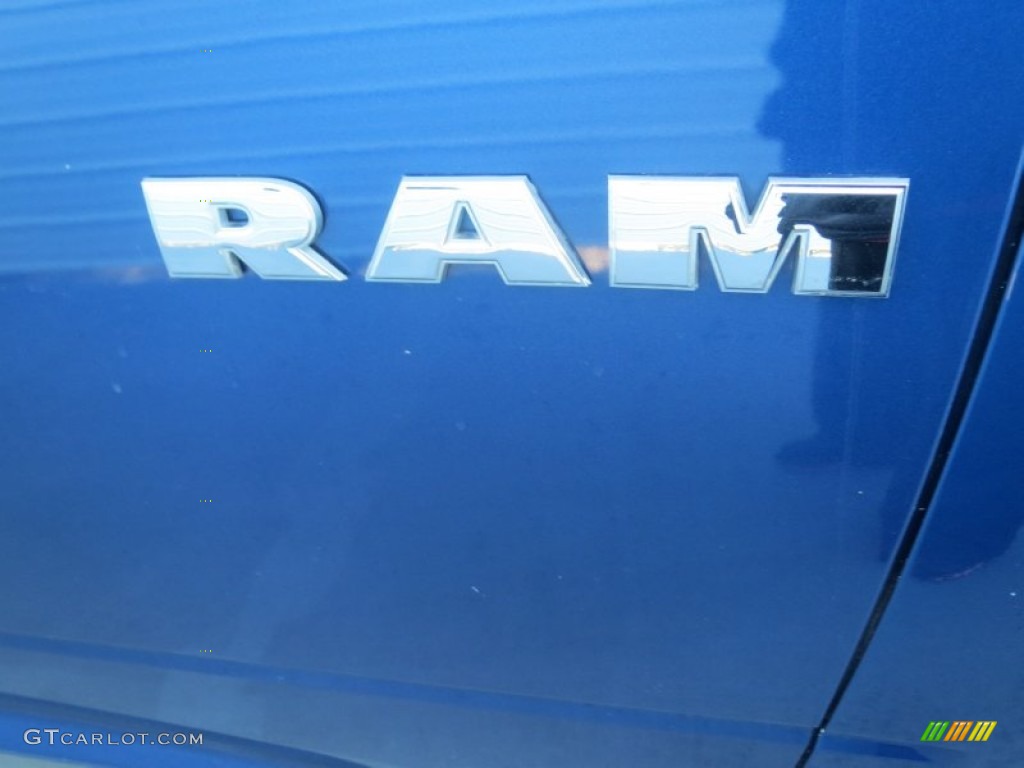 2009 Ram 1500 SLT Quad Cab - Deep Water Blue Pearl / Dark Slate/Medium Graystone photo #15