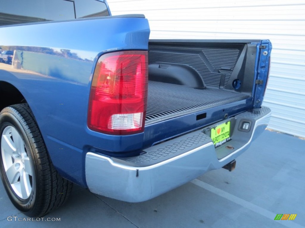 2009 Ram 1500 SLT Quad Cab - Deep Water Blue Pearl / Dark Slate/Medium Graystone photo #19