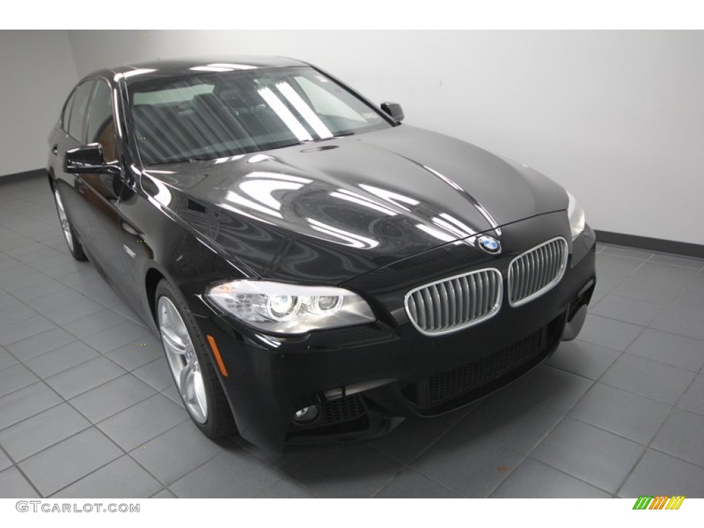 2013 5 Series 550i Sedan - Jet Black / Black photo #5