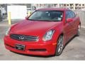 Laser Red - G 35 Coupe Photo No. 3