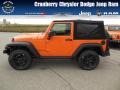 2013 Crush Orange Jeep Wrangler Moab Edition 4x4  photo #1