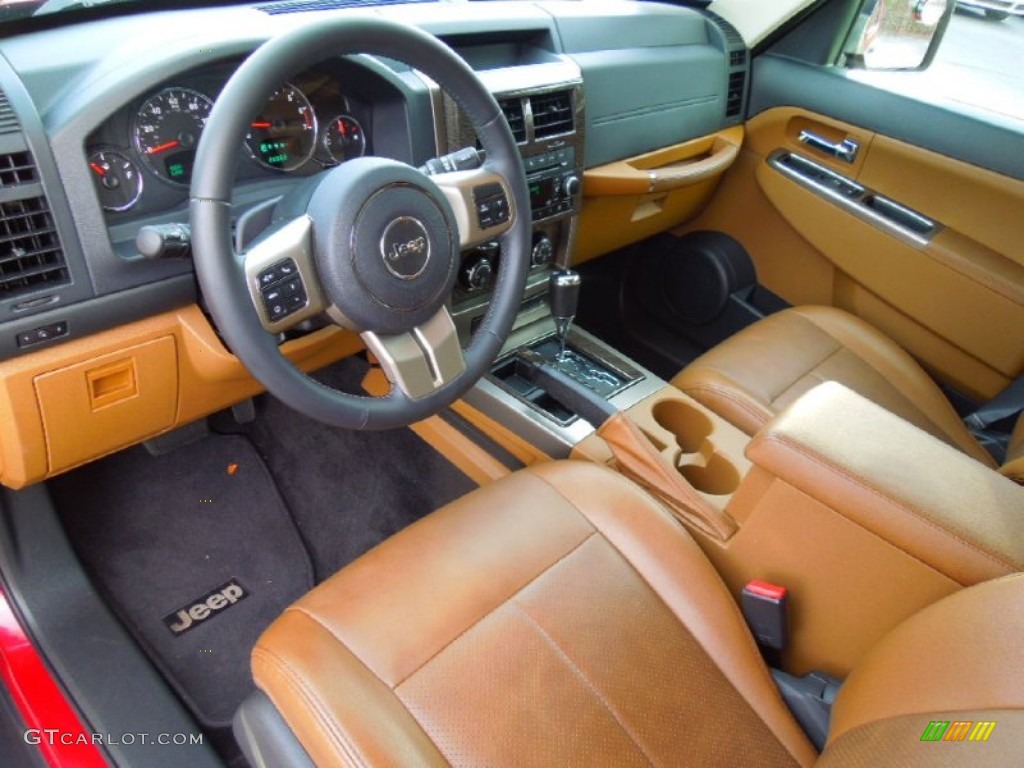 Dark Slate Gray/Dark Saddle Interior 2012 Jeep Liberty Limited Photo #74656070