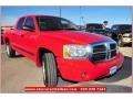 2007 Flame Red Dodge Dakota SLT Quad Cab  photo #10