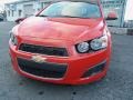 2013 Inferno Orange Metallic Chevrolet Sonic LT Hatch  photo #4