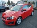 2013 Inferno Orange Metallic Chevrolet Sonic LT Hatch  photo #5