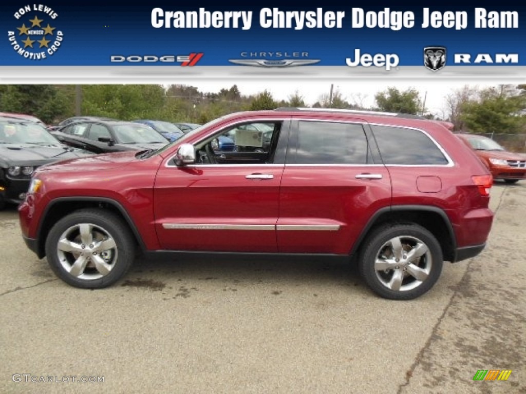 2013 Grand Cherokee Limited 4x4 - Deep Cherry Red Crystal Pearl / Black photo #1