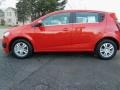 2013 Inferno Orange Metallic Chevrolet Sonic LT Hatch  photo #32