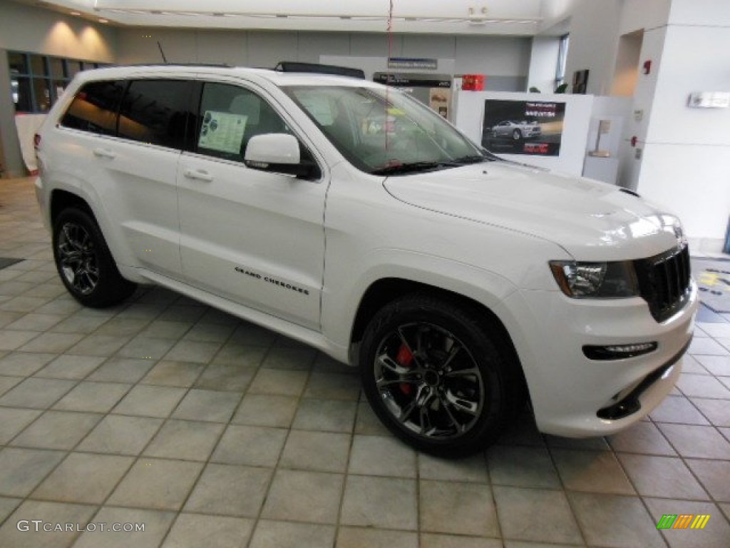 Bright White 2013 Jeep Grand Cherokee SRT8 Alpine 4x4 Exterior Photo #74658127