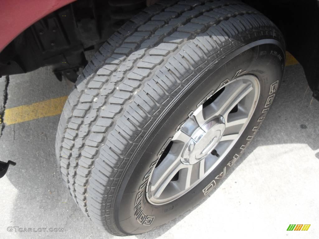 2006 F150 XLT SuperCrew - Dark Toreador Red Metallic / Tan photo #18