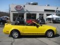 2006 Screaming Yellow Ford Mustang V6 Premium Convertible  photo #5