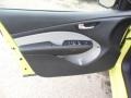 Black/Light Diesel Gray 2013 Dodge Dart Rallye Door Panel