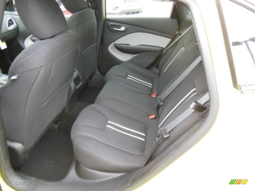 Black/Light Diesel Gray Interior 2013 Dodge Dart Rallye Photo #74658666