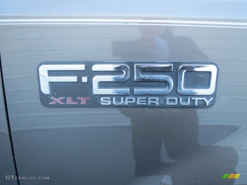 2004 F250 Super Duty XLT SuperCab - Dark Shadow Grey Metallic / Medium Flint photo #14