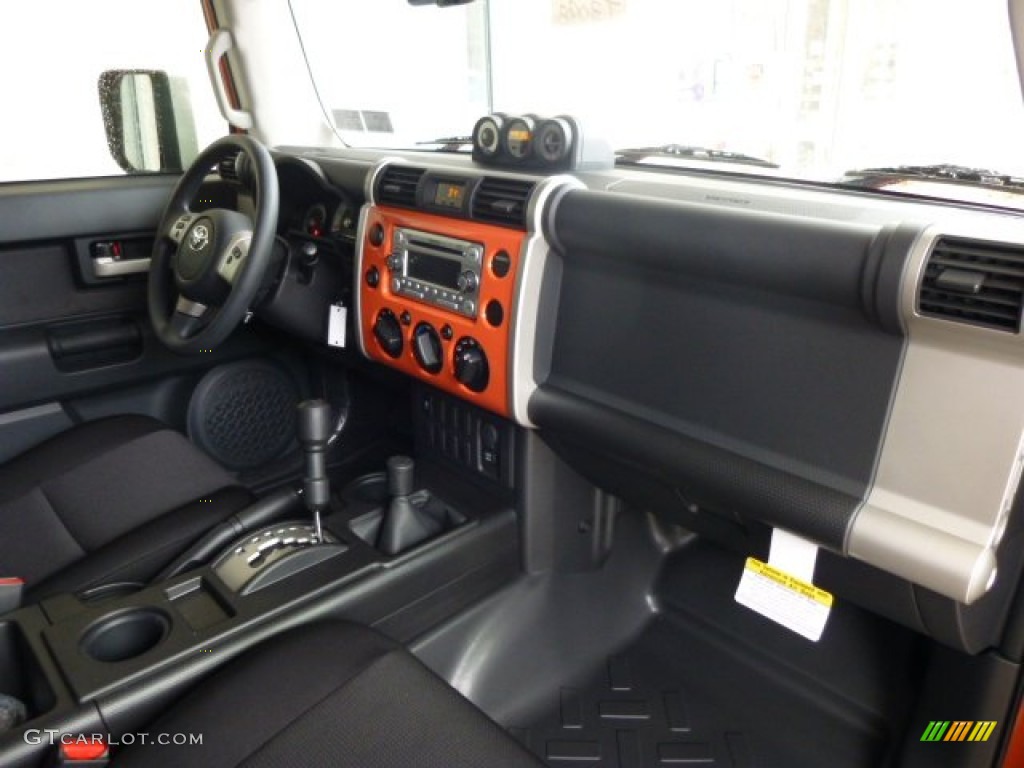 2013 FJ Cruiser 4WD - Magma Orange / Dark Charcoal photo #10