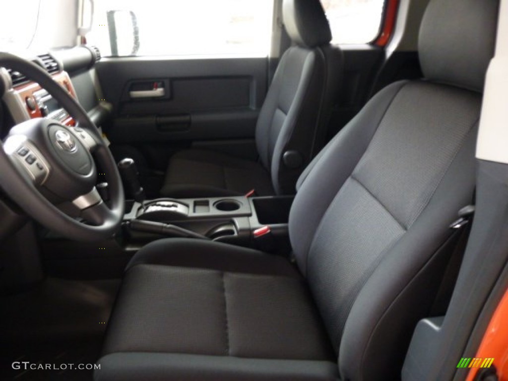 2013 FJ Cruiser 4WD - Magma Orange / Dark Charcoal photo #12