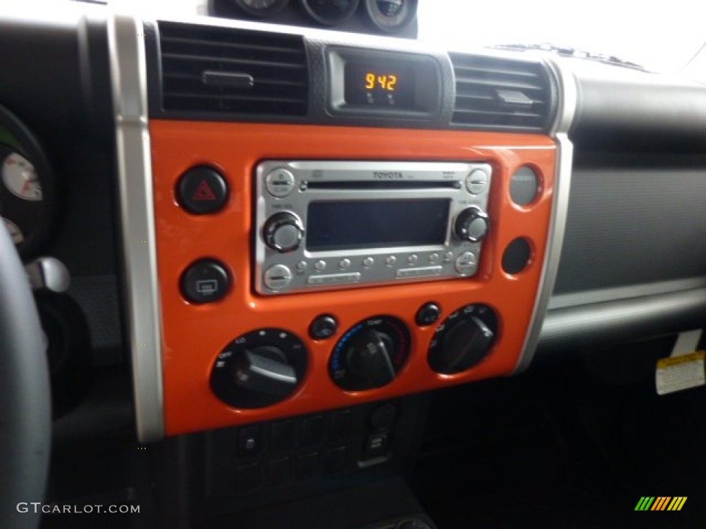 2013 FJ Cruiser 4WD - Magma Orange / Dark Charcoal photo #18