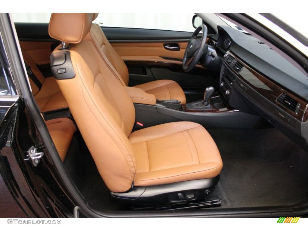 2010 3 Series 328i xDrive Coupe - Jet Black / Saddle Brown Dakota Leather photo #10