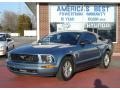 2007 Windveil Blue Metallic Ford Mustang V6 Premium Coupe  photo #1