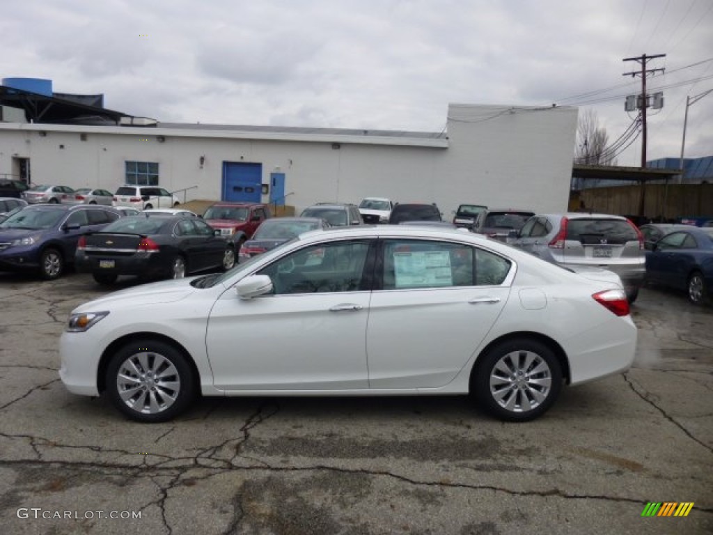 White Orchid Pearl Honda Accord