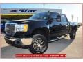 2009 Onyx Black GMC Sierra 2500HD SLT Crew Cab 4x4  photo #1