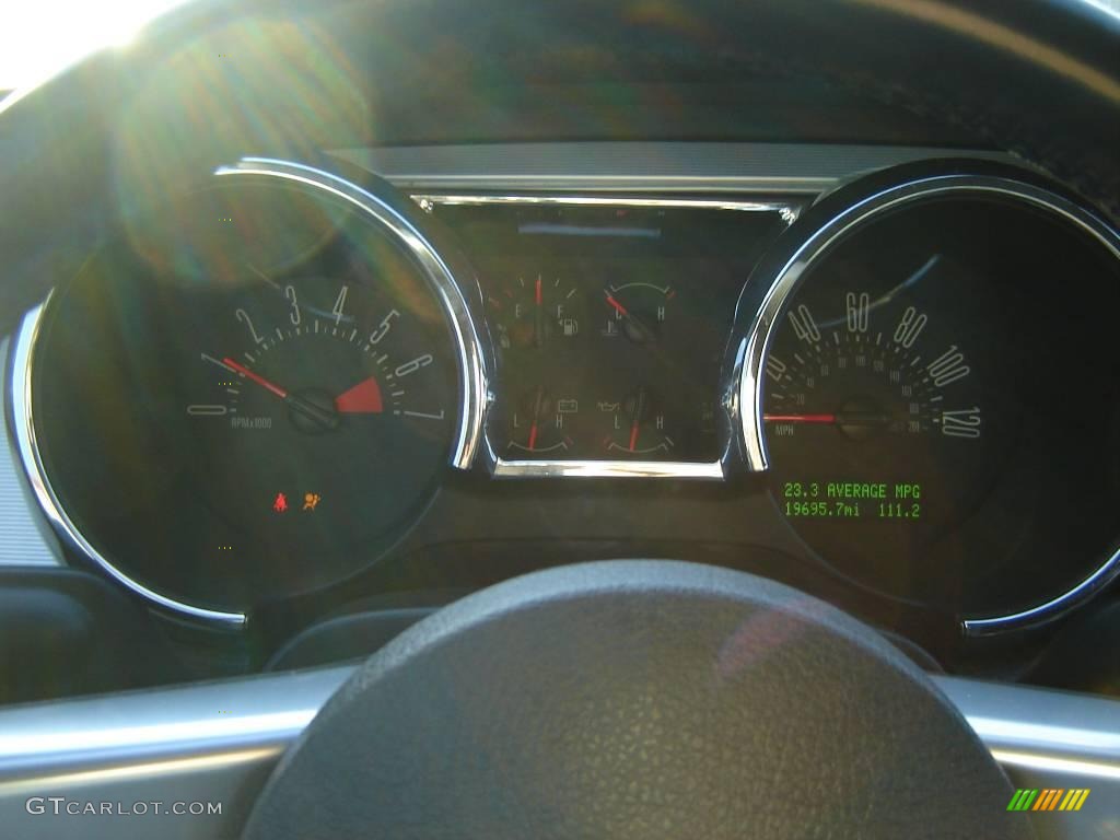 2007 Mustang V6 Premium Coupe - Windveil Blue Metallic / Dark Charcoal photo #11