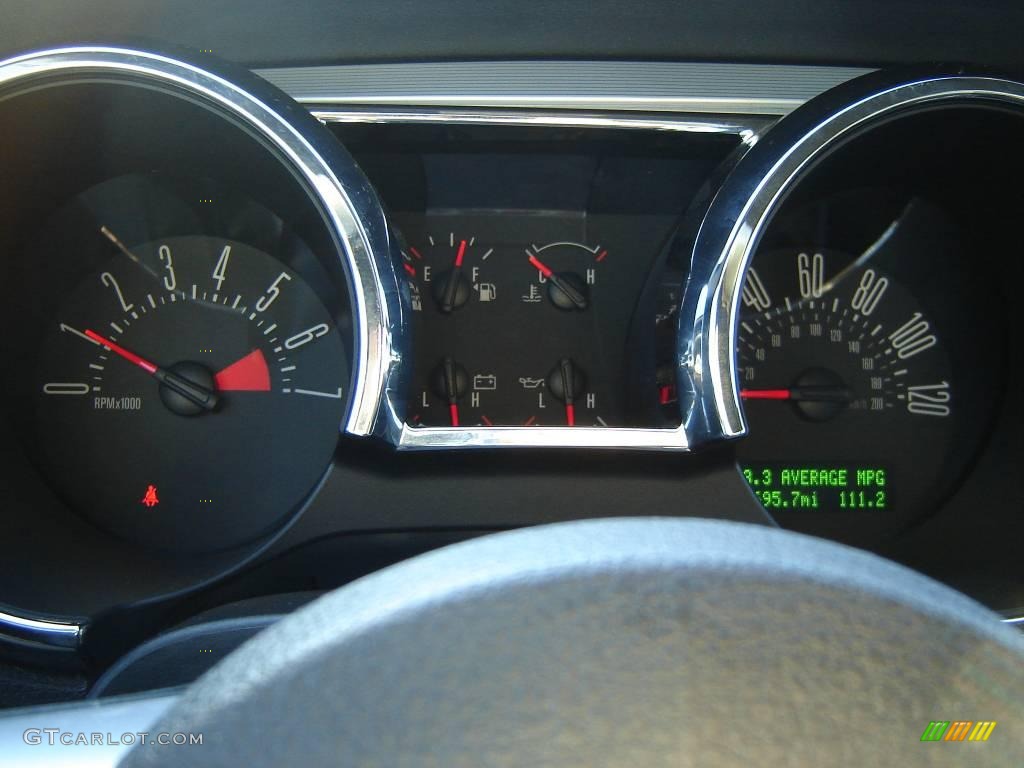 2007 Mustang V6 Premium Coupe - Windveil Blue Metallic / Dark Charcoal photo #14