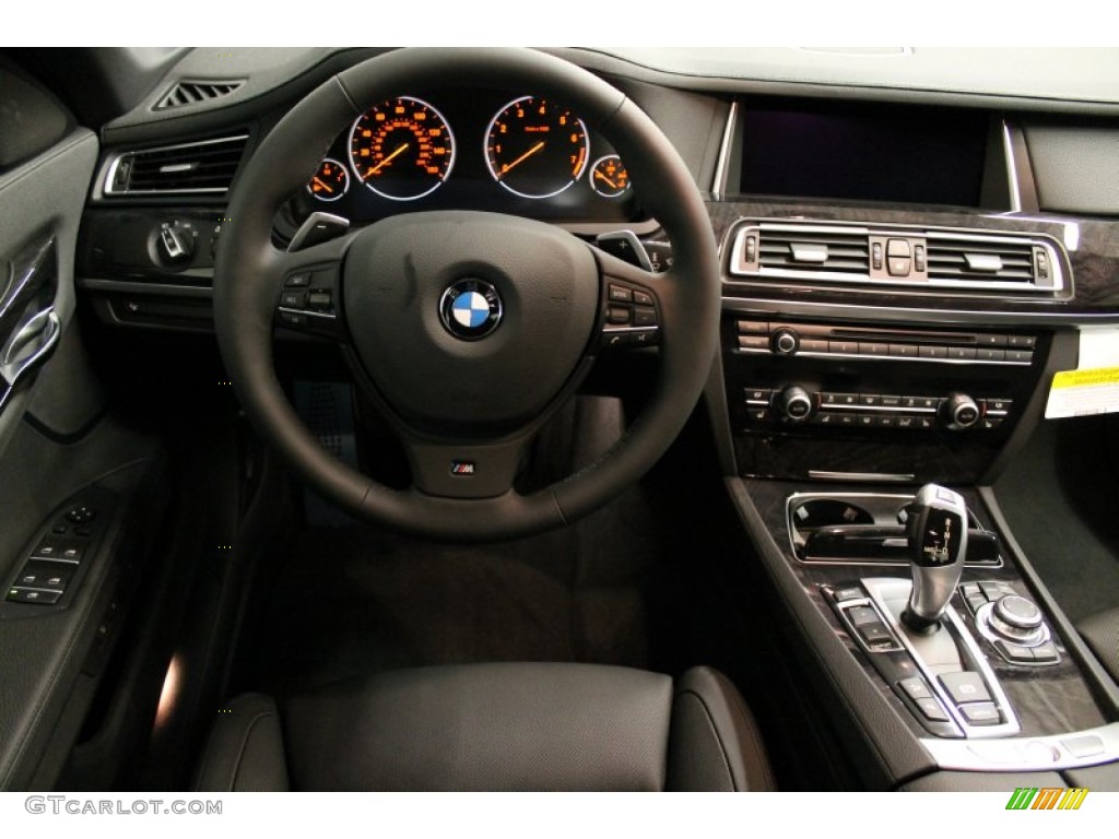 2013 BMW 7 Series 740Li xDrive Sedan Black Dashboard Photo #74661376