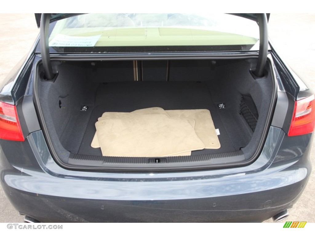 2013 A6 3.0T quattro Sedan - Aviator Blue Metallic / Velvet Beige photo #17