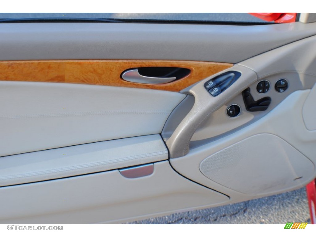 2003 SL 500 Roadster - Magma Red / Stone photo #13