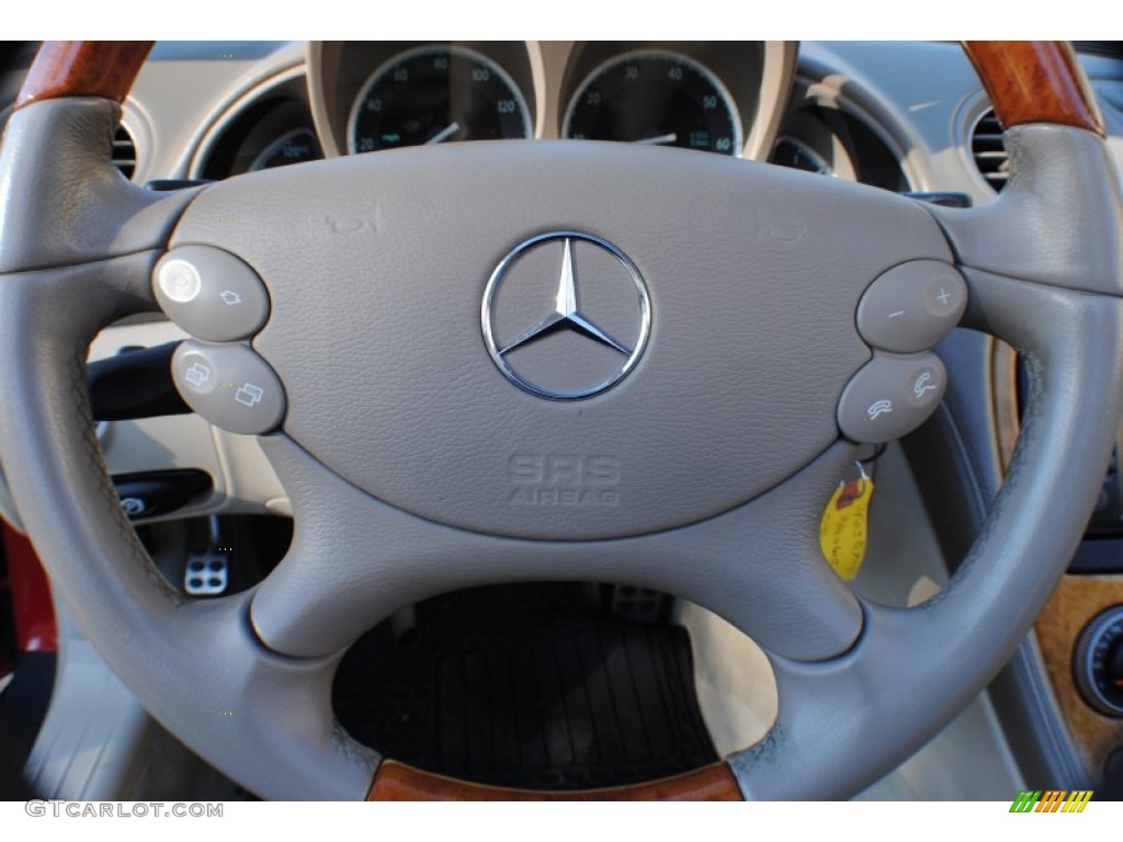 2003 SL 500 Roadster - Magma Red / Stone photo #17