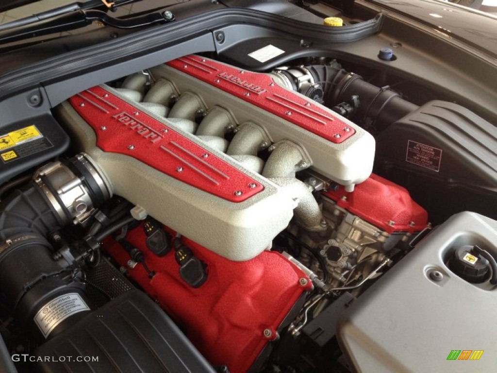 2010 Ferrari 599 GTB Fiorano F1A 6.0 Liter DOHC 48-Valve VVT V12 Engine Photo #74663100