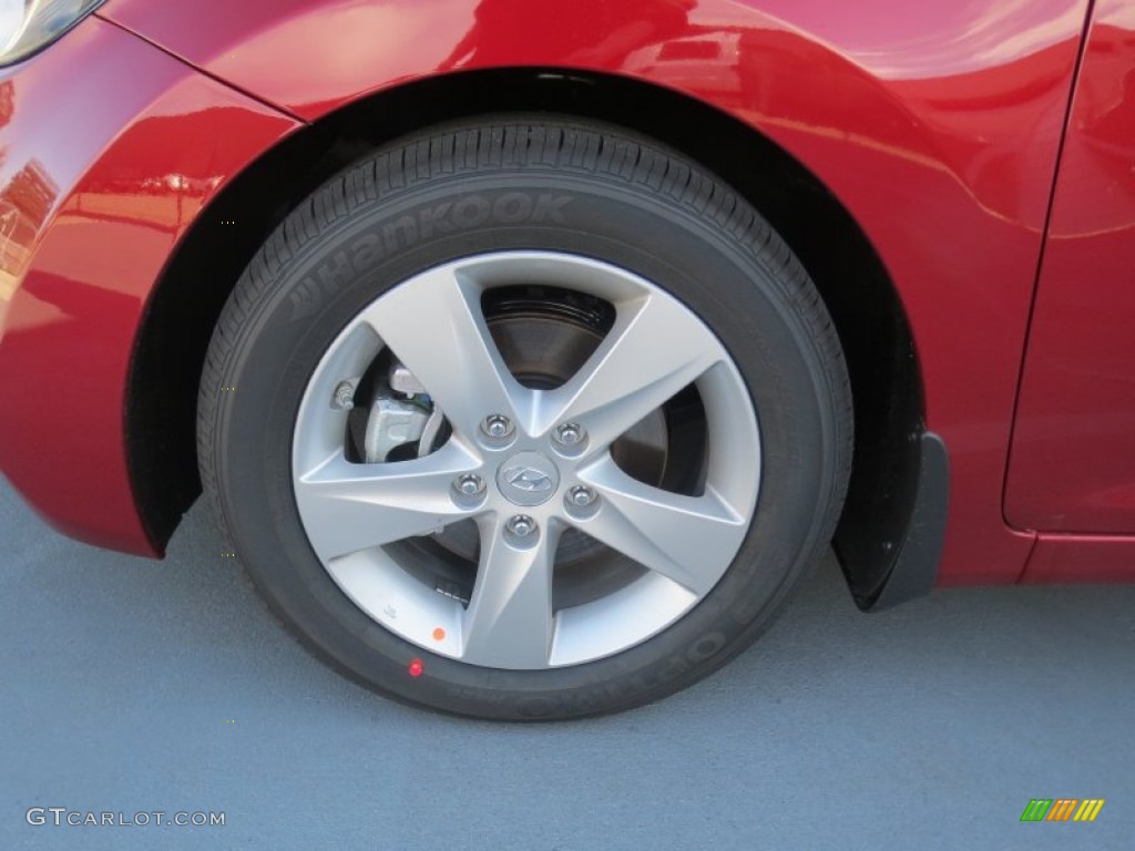 2013 Elantra GLS - Red / Beige photo #10