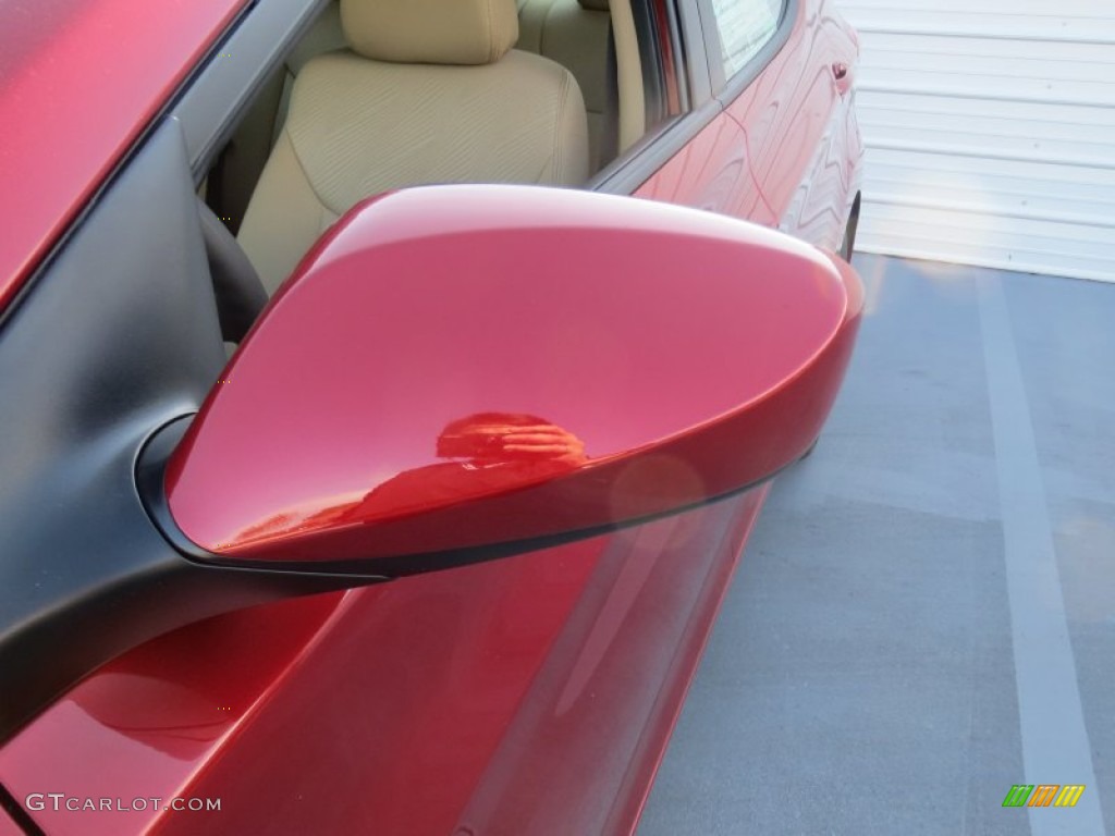 2013 Elantra GLS - Red / Beige photo #11
