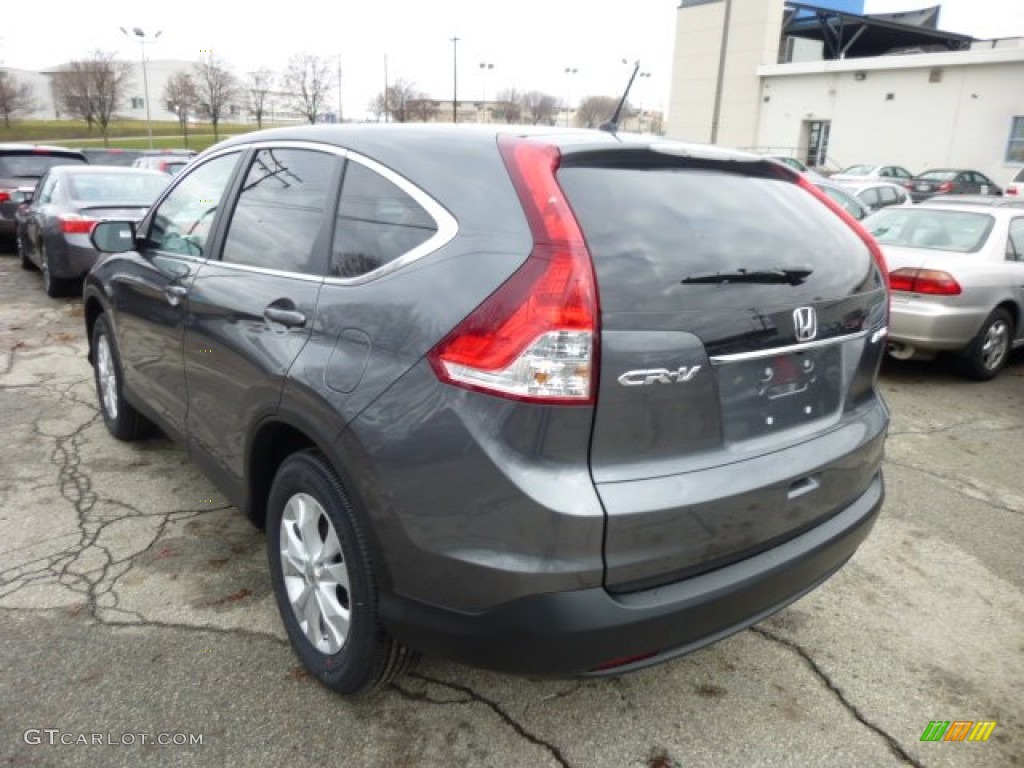 2013 CR-V EX AWD - Polished Metal Metallic / Gray photo #2