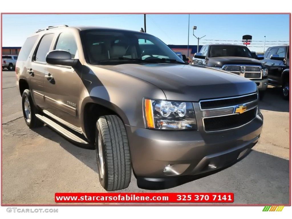 2011 Tahoe LT 4x4 - Mocha Steel Metallic / Light Cashmere/Dark Cashmere photo #11